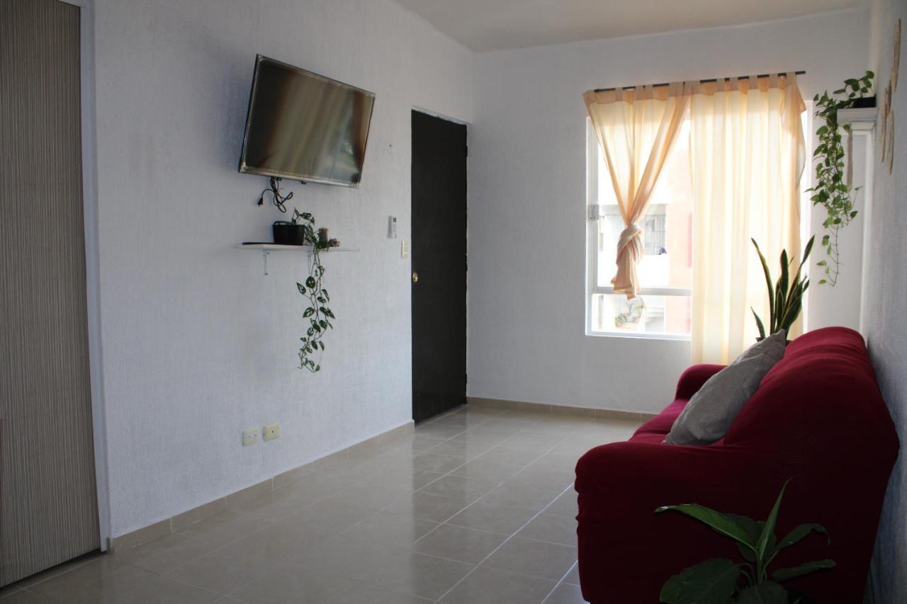 Relajante Y Acogedor Apartamento Con Alberca En Канкун Екстериор снимка